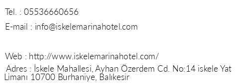 The Marina Hotel telefon numaralar, faks, e-mail, posta adresi ve iletiim bilgileri